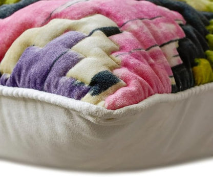 The HomeCentric King/Queen/Twin Pink & Purple Decorative CA King 86"x18" Bed - Image 6