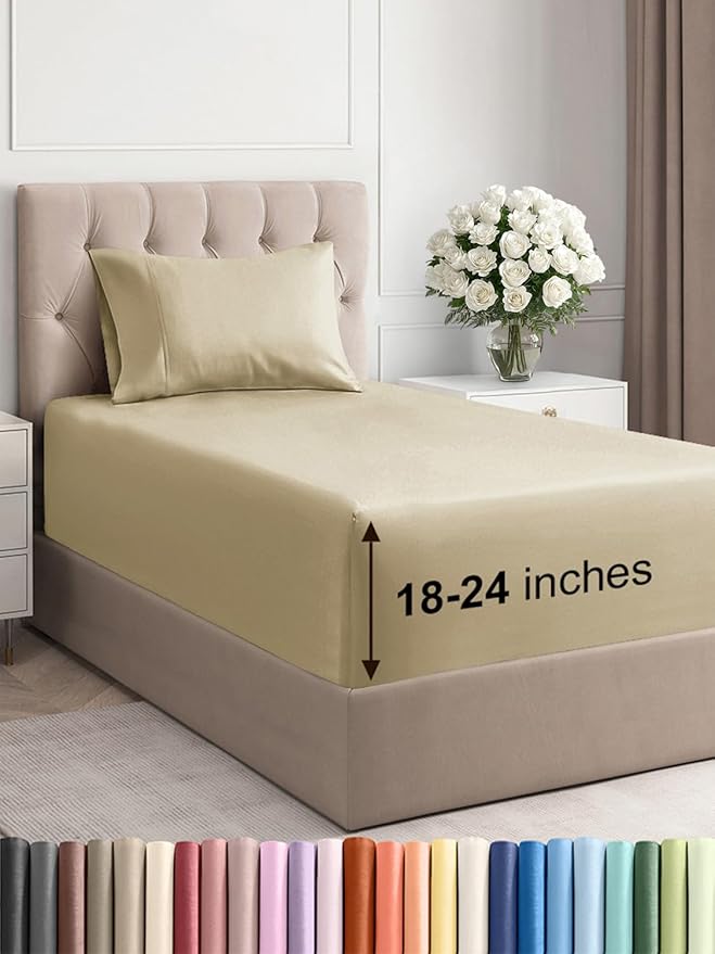 Extra Deep Pocket Twin XL Sheets - Image 9