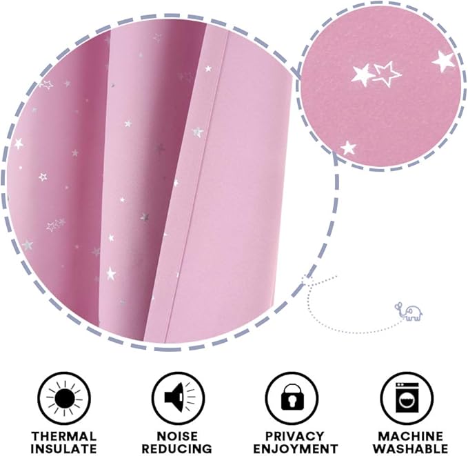 PrinceDeco Blackout Kids Curtains - Image 7