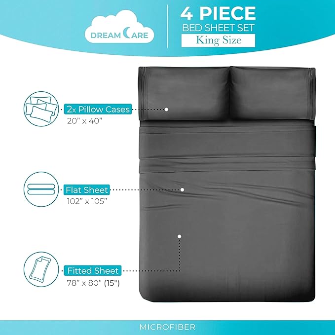 DREAMCARE Full Size Sheets - Image 4