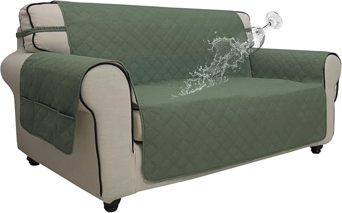 Easy-Going Waterproof Oversized Loveseat Covers Leakproof Couch Cover by Easy-Going