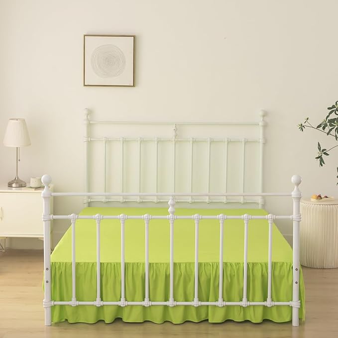 Bed Skirt Queen Size Ruffled Bed Skirt - Image 3