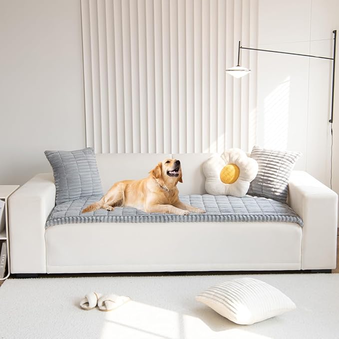 Non Slip Fuzzy Pet Couch Covers - Image 2