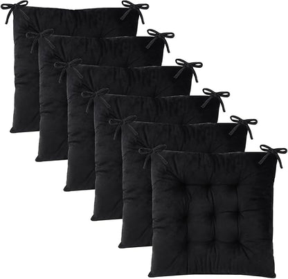6 Pack Square Seat Cushion Chair Pads by MissSoul