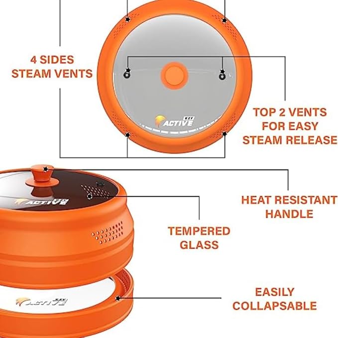 Collapsible Microwave Cover for Food - Image 3