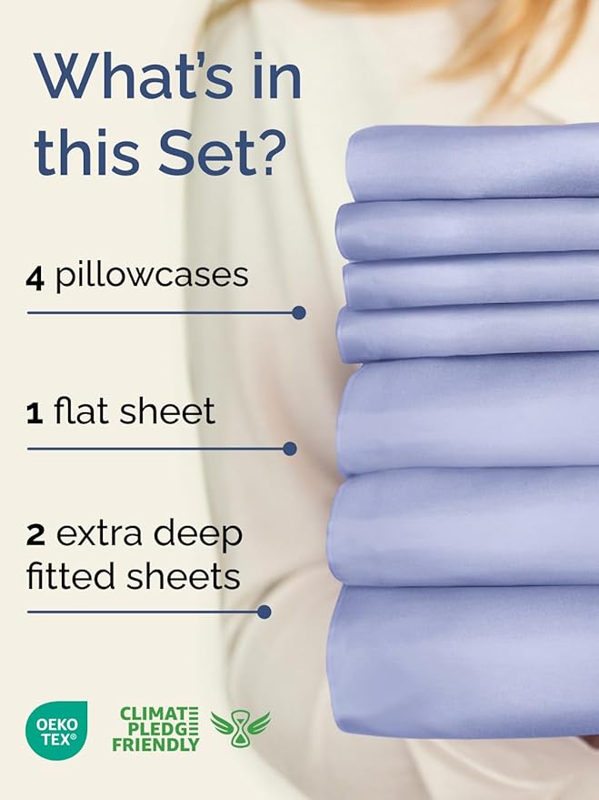Extra Deep Split King Sheet Set - Image 2