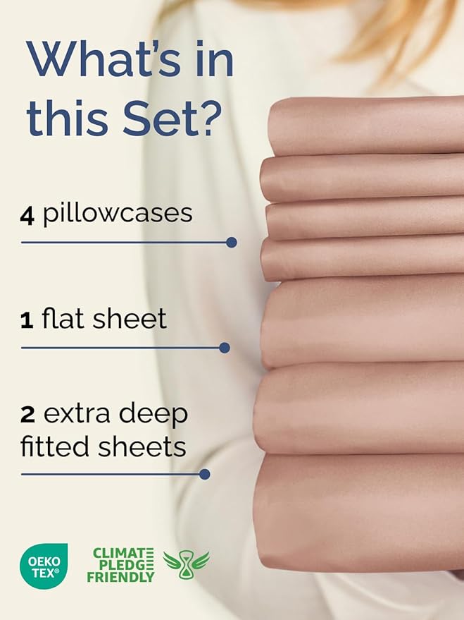 Extra Deep Split King Sheet Set - Image 2