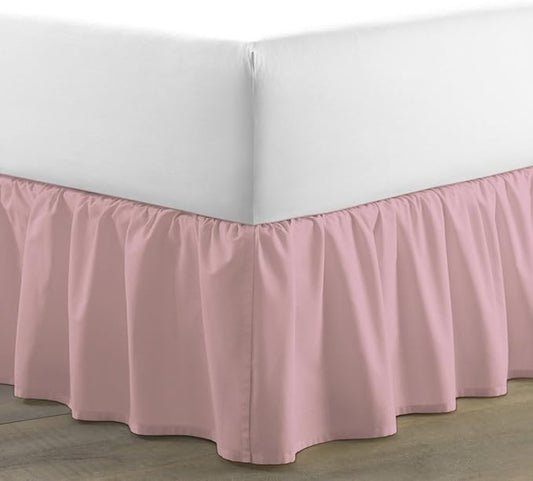 Ruffled Bed Skirt 18 Inch Drop Dust Ruffle by Unknown