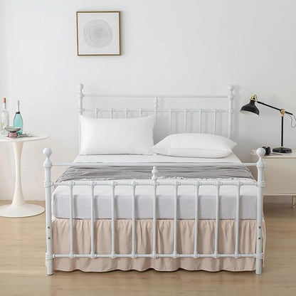 Bed Skirt Queen Size Ruffled Bed Skirt - Image 4