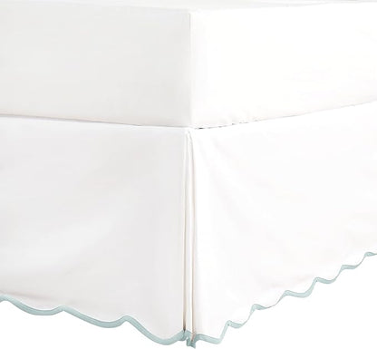 HIG Off White Chic King Bed Skirt by HIG