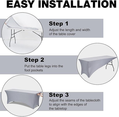 Trlyc 2 Pack 6FT Spandex Table Cloth - Image 5