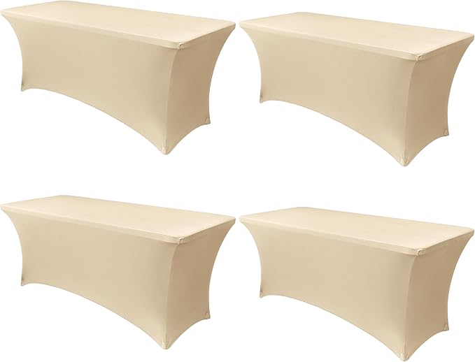 Obstal 6ft Stretch Spandex Table Cover by Obstal