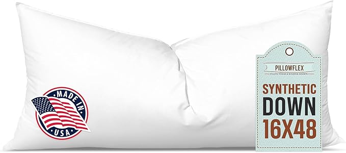 Pillowflex Synthetic Down Pillow Insert by Pillowflex