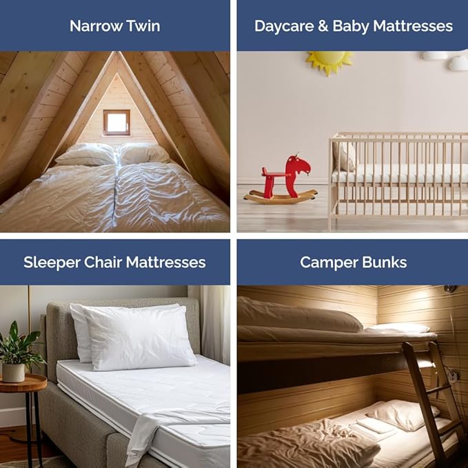 Cot Sheet Set 30” x 75” – 4 Piece Cot Size Narrow Twin Mattress Sheets – Ideal - Image 3
