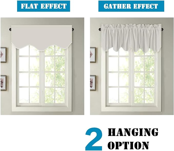 H.VERSAILTEX 2 Panels Blackout Curtain Valances - Image 6