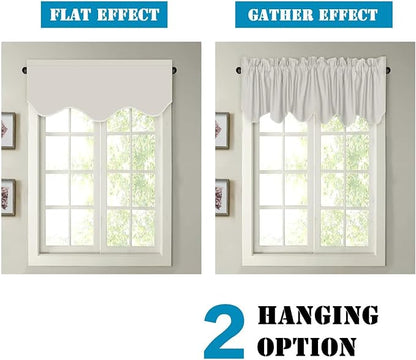 H.VERSAILTEX 2 Panels Blackout Curtain Valances - Image 6