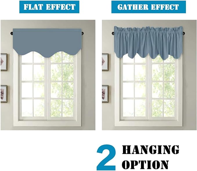 H.VERSAILTEX 2 Panels Blackout Curtain Valances - Image 6