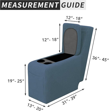 Easy-Going 2-Piece Recliner Console Cover - Image 4