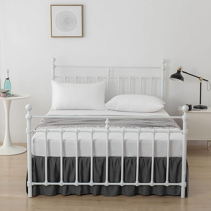 Bed Skirt Queen Size Ruffled Bed Skirt - Image 5