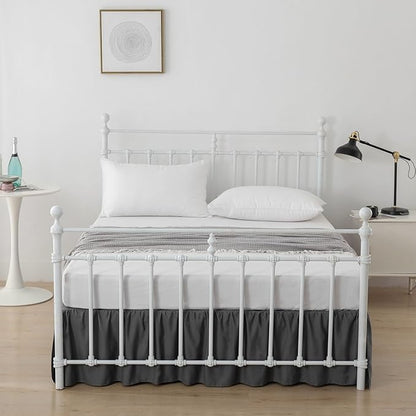 Bed Skirt Queen Size Ruffled Bed Skirt - Image 5