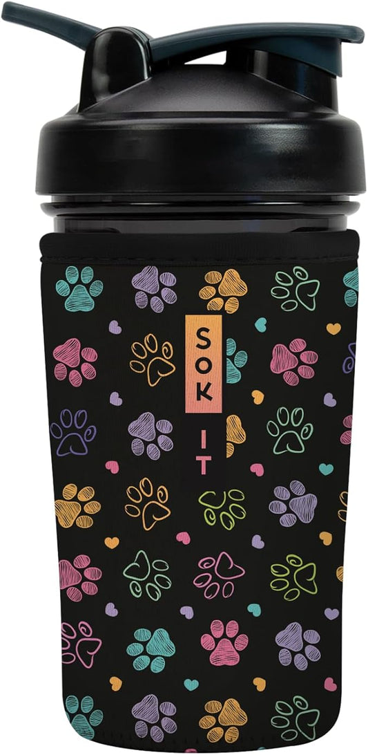 Sok It BotlSok Protein Blender Shaker Bottle Sleeve Insulated Neoprene Cover by SokIt