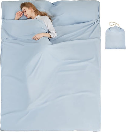 Sleeping Bag Liner Camping Adult Sleep Sack Lightweight Travel Sheet by Unknown