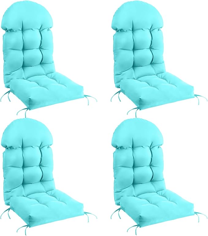FUNBERRY Patio Chair Cushions Set of 4, Thicken Comfy Cushions by FUNBERRY