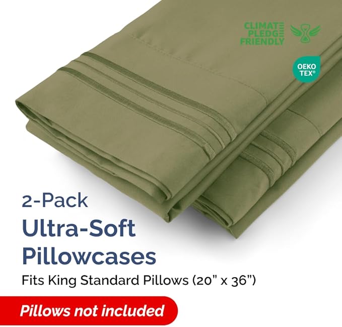 King Standard Pillow Cases Set of 2 - Image 2