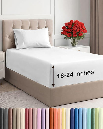 Extra Deep Pocket Twin Sheets by CGKUnlimited