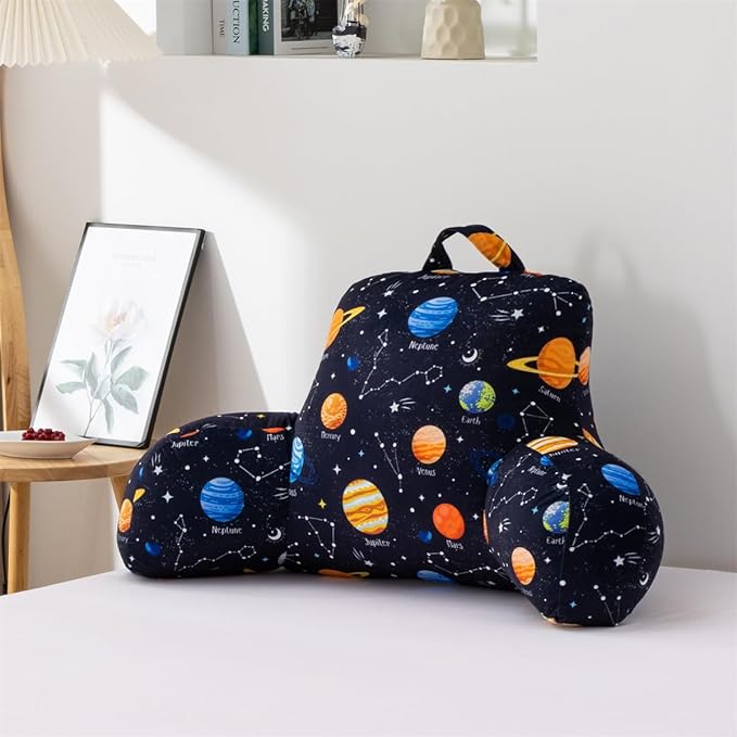NTBED Galaxy Planet Printed Reading Pillow Bed Wedge Backrest - Image 7