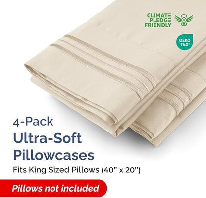 King Pillow Cases Set of 4 - Image 2
