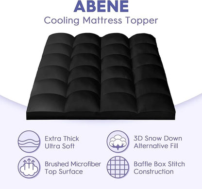 ABENE Mattress Topper Full for Back Pain Relief, Extra Thick Mattress Pad - Image 2