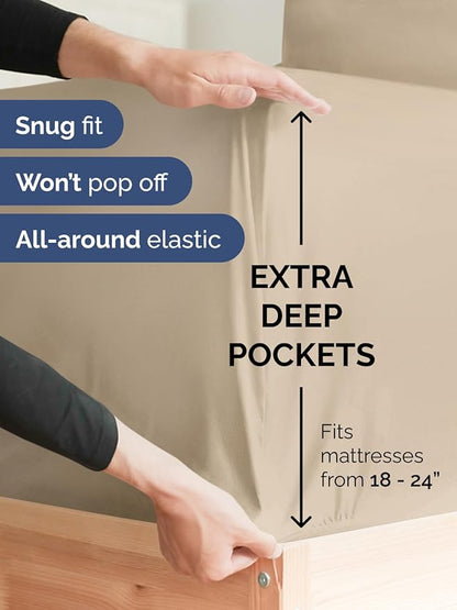 Extra Deep Split King Sheet Set - Image 3