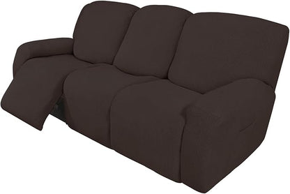 Easy-Going 8 Pieces Recliner Sofa Stretch Sofa Slipcover Sofa Cover Furniture by Easy-Going