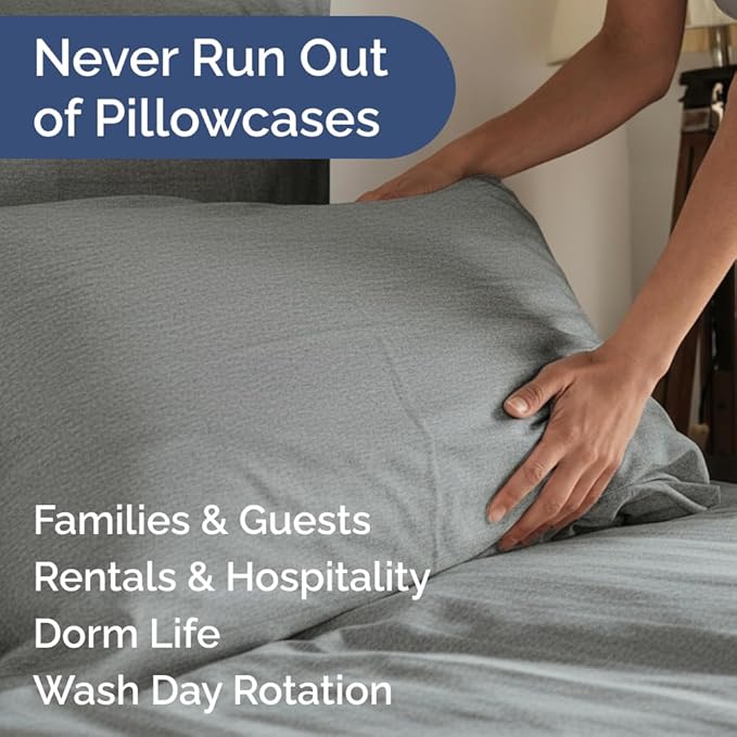 Queen Pillow Cases Set of 8 - Image 5