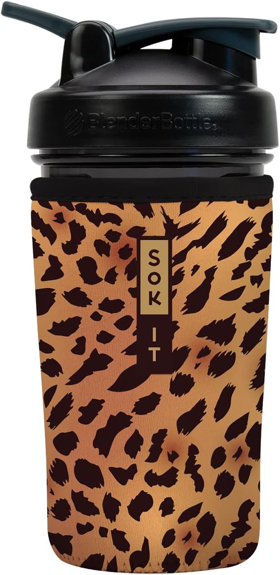 Sok It BotlSok Protein Blender Shaker Bottle Sleeve Insulated Neoprene Cover by SokIt