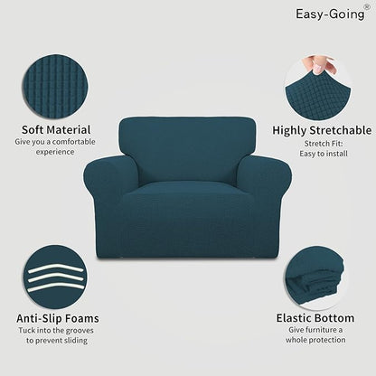 Easy-Going Stretch Oversized Chair Sofa Slipcover 1-Piece Couch Sofa Cover - Image 3