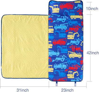 beeweed Toddler Nap Mat, Rollup Design Kid Sleeping Mat - Image 5