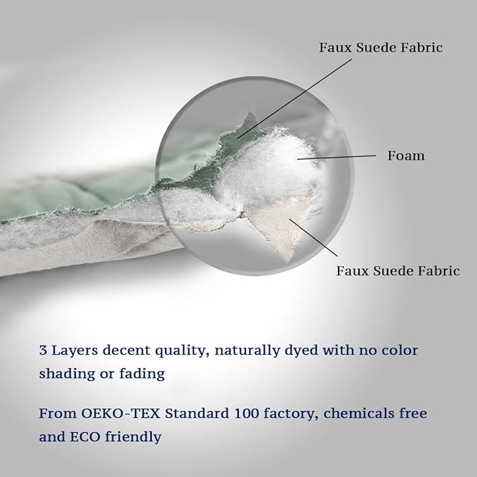 H.VERSAILTEX Reversible Futon Cover Water Repellent Armless Sofa Slipcover - Image 5