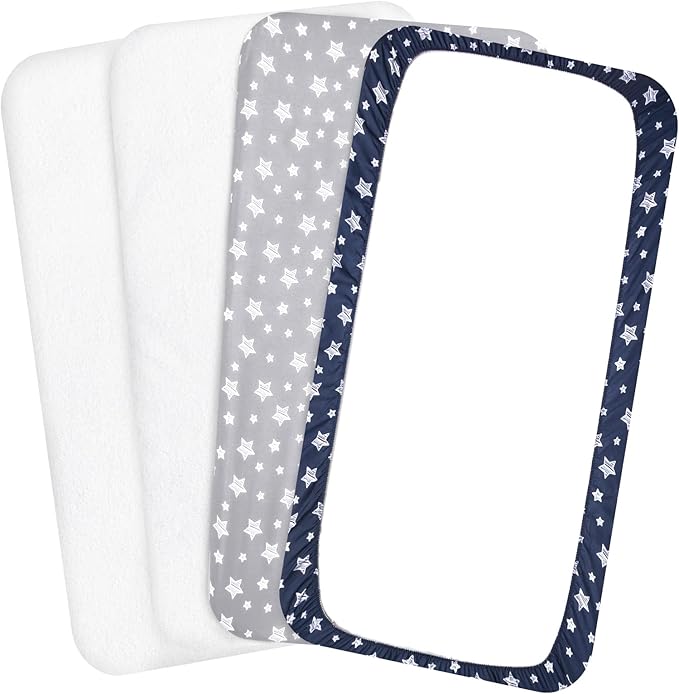 Crib Sheets & Waterproof Crib Mattress Protector - Image 7