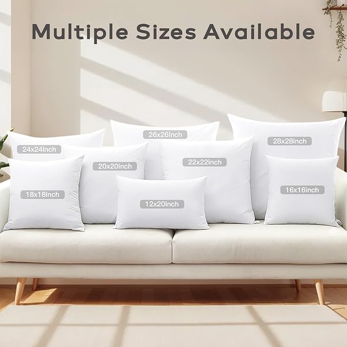 SAVORI 14x22 Lumbar Pilow Insert, Soft Fluffy Sleeping Pillow - Image 6