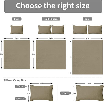 Easy-Going Full/Queen Size Reversible Quilt Set - Image 6