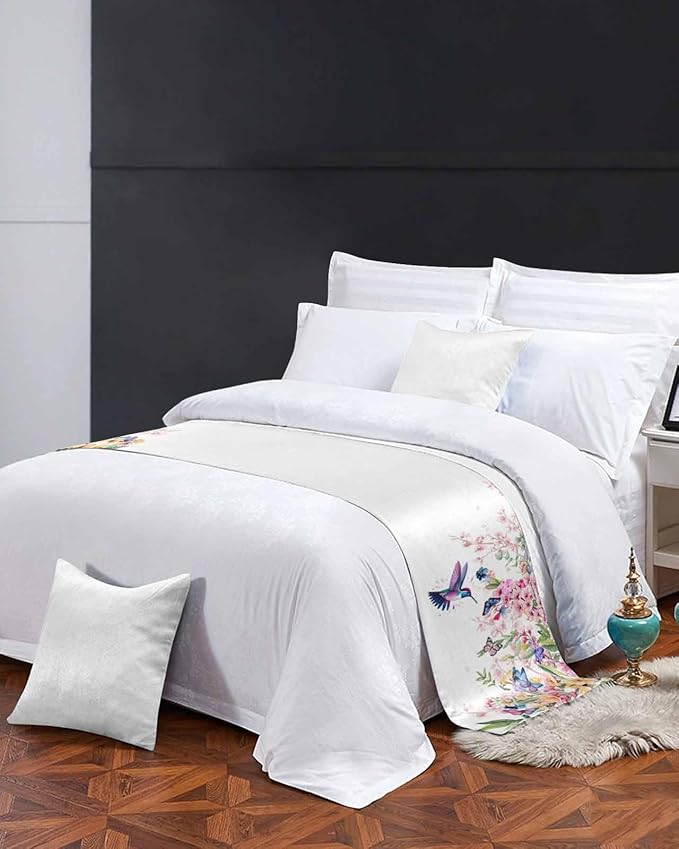 Blossom Floral Hummingbird Bed Runners - Image 4