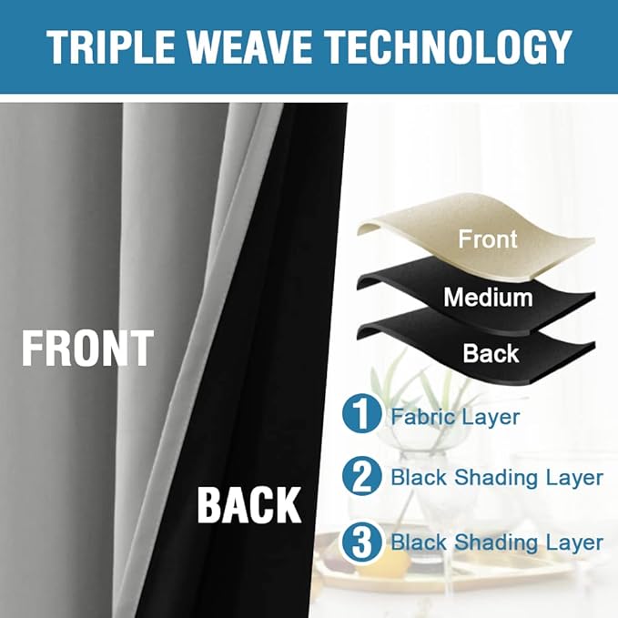 H.VERSAILTEX 100% Blackout Curtains - Image 4