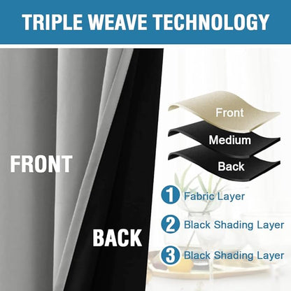 H.VERSAILTEX 100% Blackout Curtains - Image 4