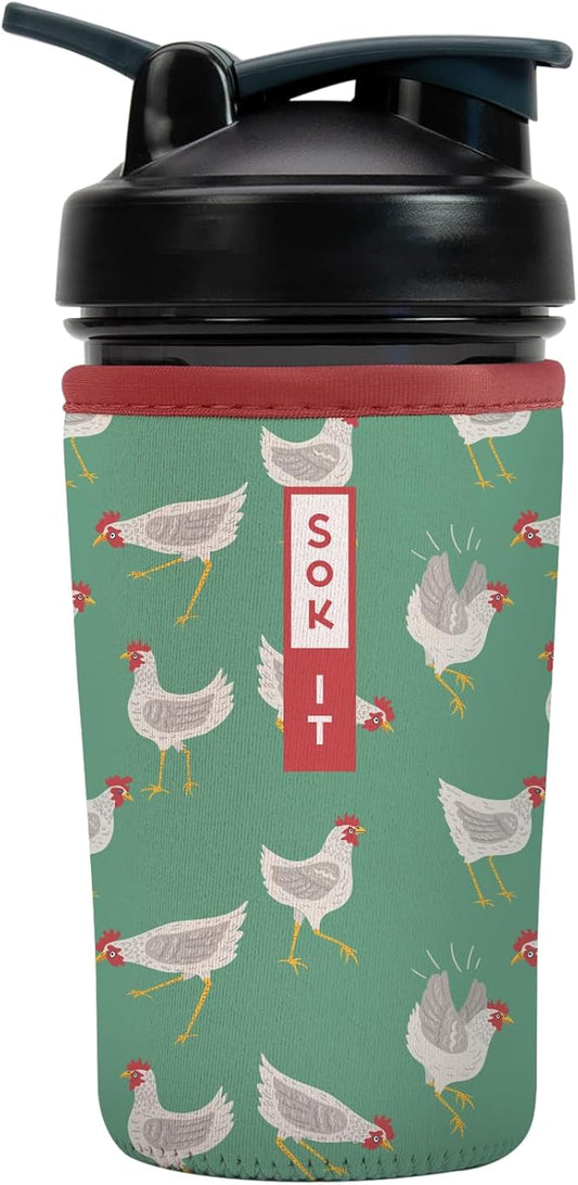 Sok It BotlSok Protein Blender Shaker Bottle Sleeve Insulated Neoprene Cover by SokIt