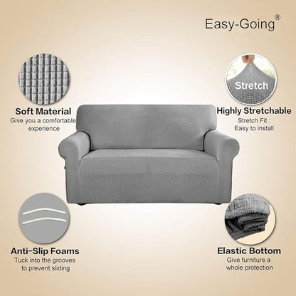 Easy-Going Stretch Oversized Sofa Slipcover 1-Piece Sofa Cover Furniture - Image 3