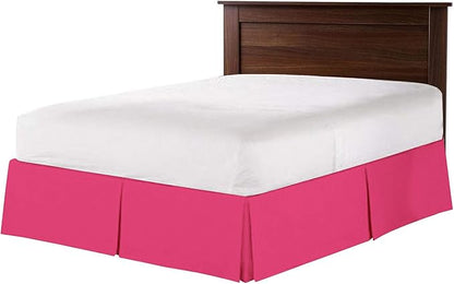 Bed Skirt - 100% Cotton 800 Thread Count Box Pleated Bed Skirt - Luxury Pleated by Unknown