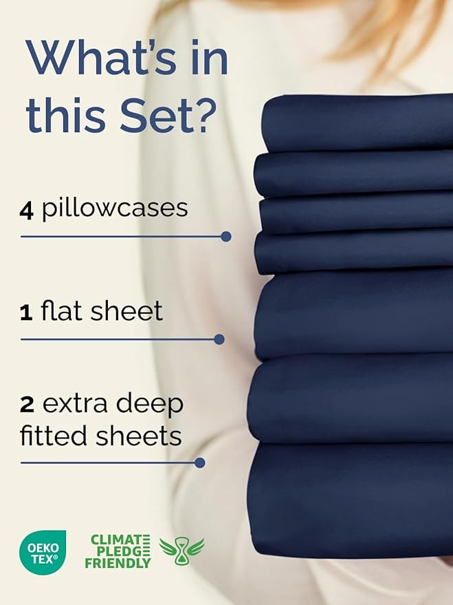 Extra Deep Split King Sheet Set - Image 2