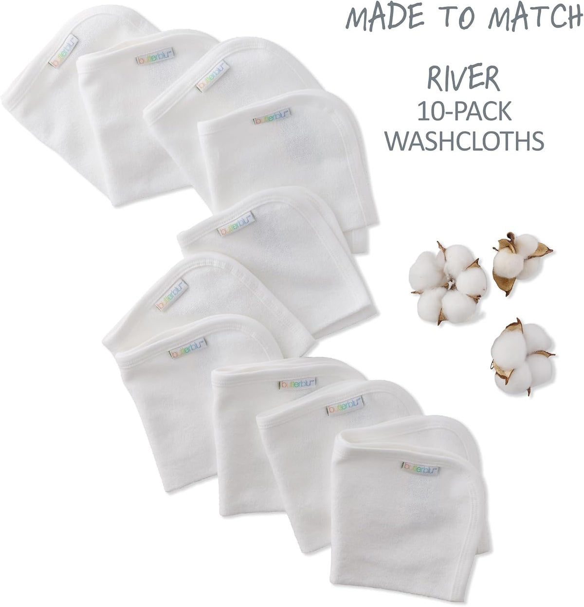 butterblu harper - 100% organic cotton hooded towels on a desk or shelf